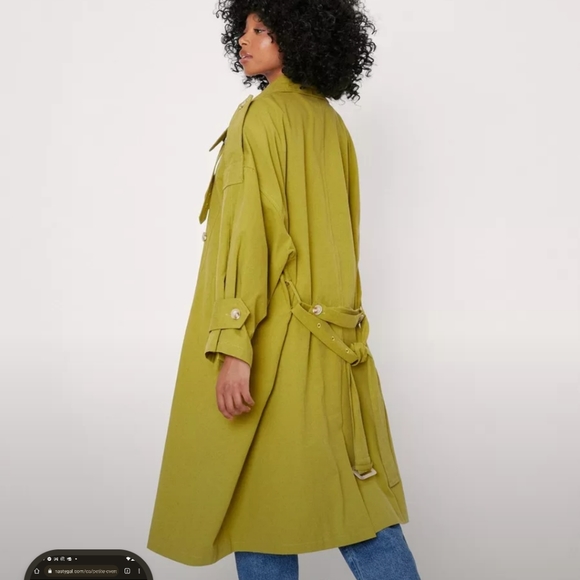 Nasty Gal Trench Coat - Picture 3 of 3